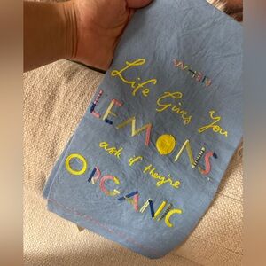 Blue Anthropologie Hand Towel / Tea Towel